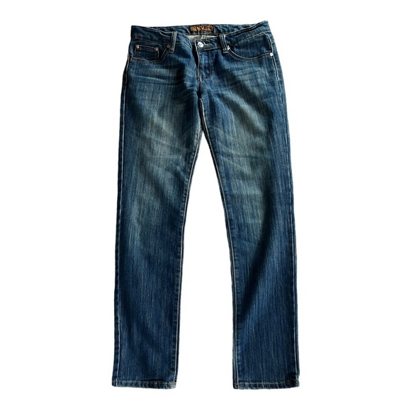 Sky Jeans straight leg embellished jeans size 7 - Picture 2 of 9